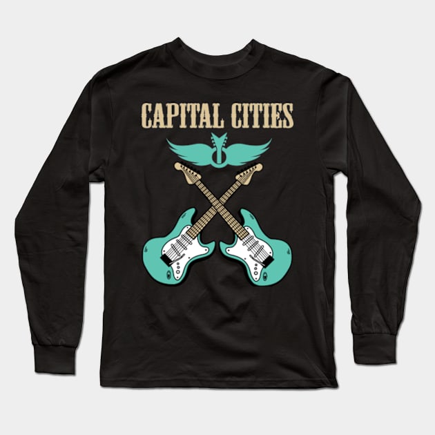 CAPITAL CITIES BAND Long Sleeve T-Shirt by xsmilexstd